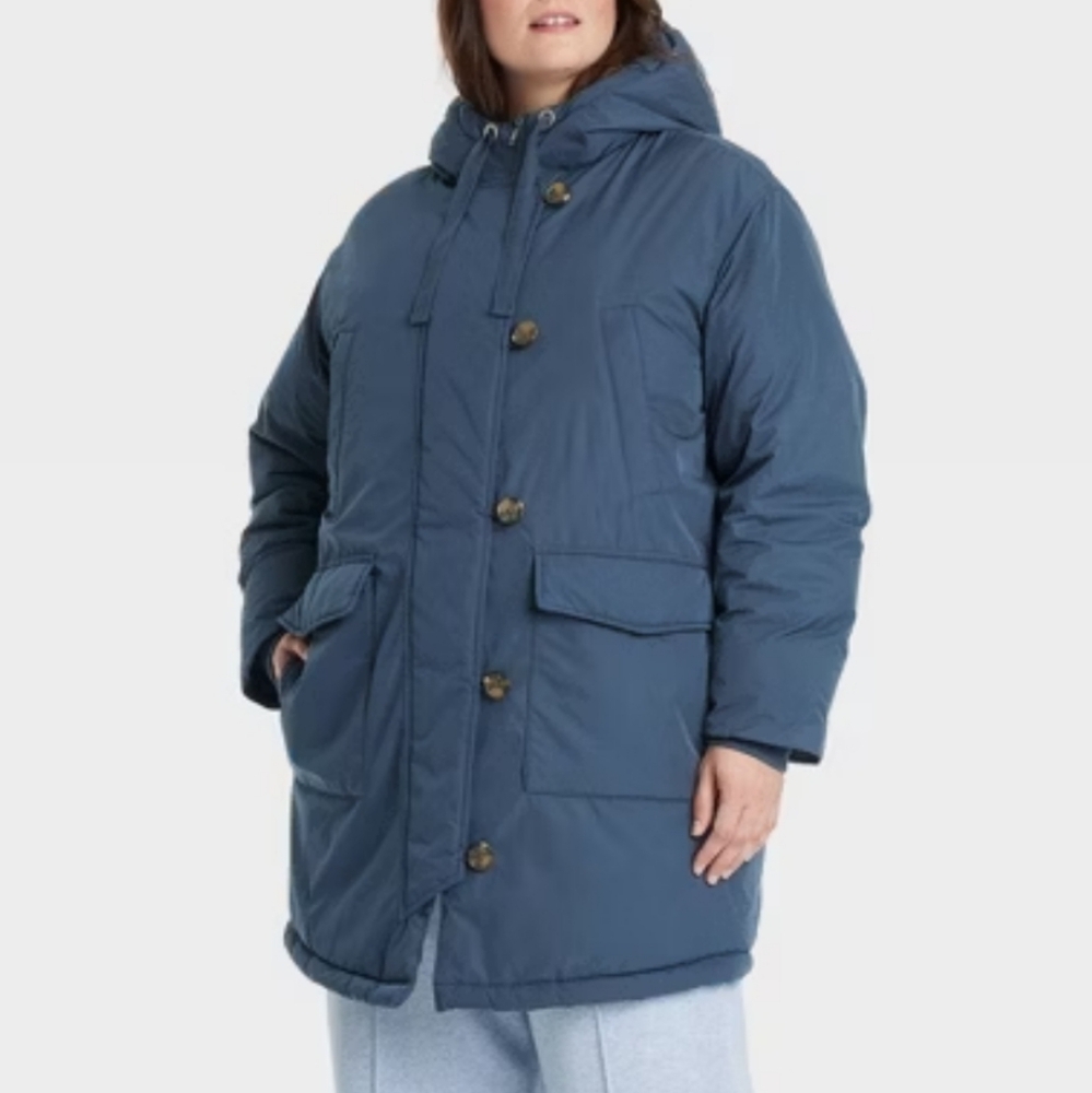 Universal Thread Blue Puffer Jacket